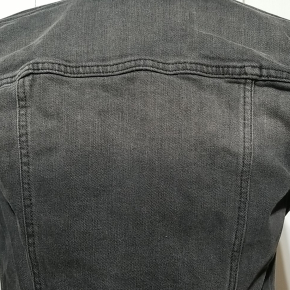 Faded Black Jean Jacket - Picture 6 of 9